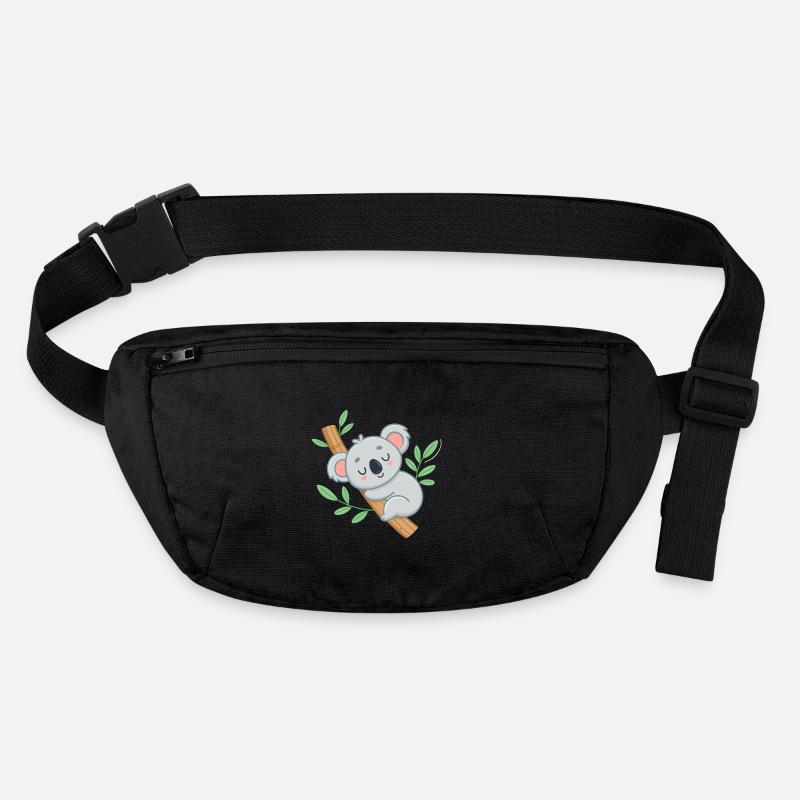 Dreamy Koala on Tropical Branch Stanley/Stella recycled Hip Bag 