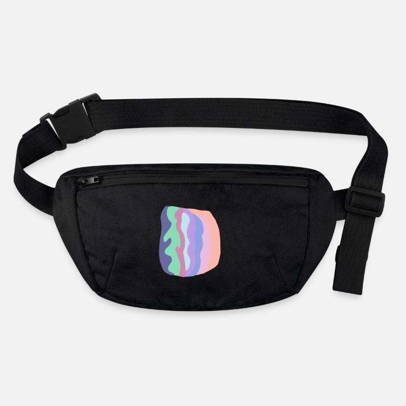 Pastel Wave Layers Stanley/Stella recycled Hip Bag 