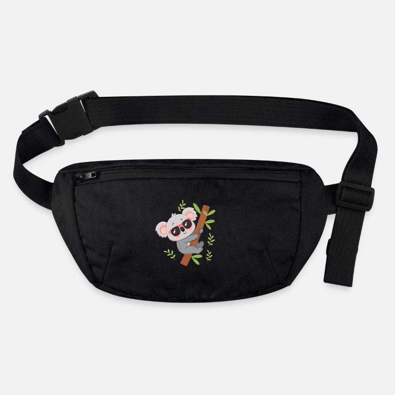 Koala plugged into tropical branch Stanley/Stella recycled Hip Bag 