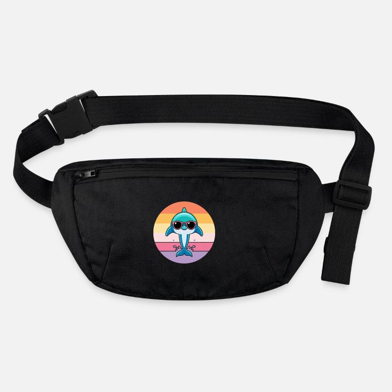 Dauphin pastel lunettes soleil Sac banane recyclé Stanley/Stella