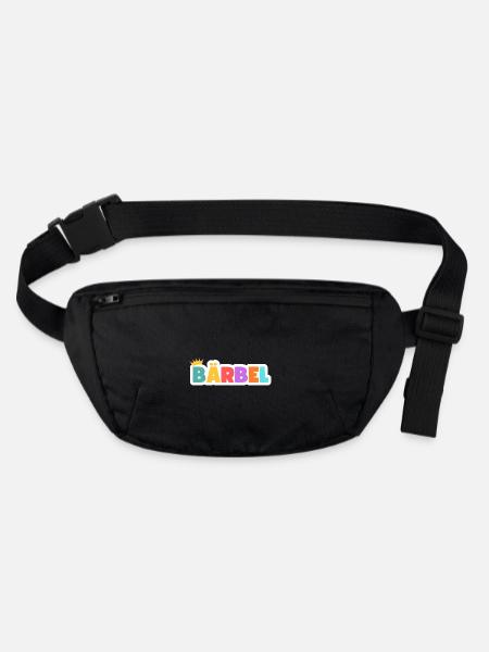Bärbel! Customizable - Stanley/Stella recycled Hip Bag  - black - Front