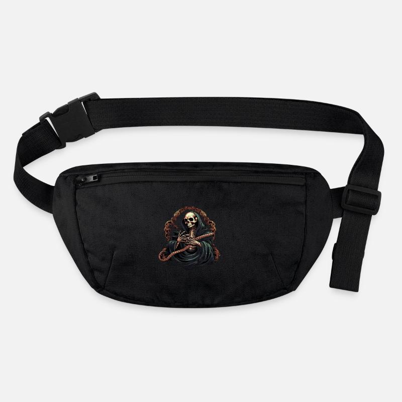 Halloween Skelett Mit Schlange Stanley/Stella recycelte Gürteltasche