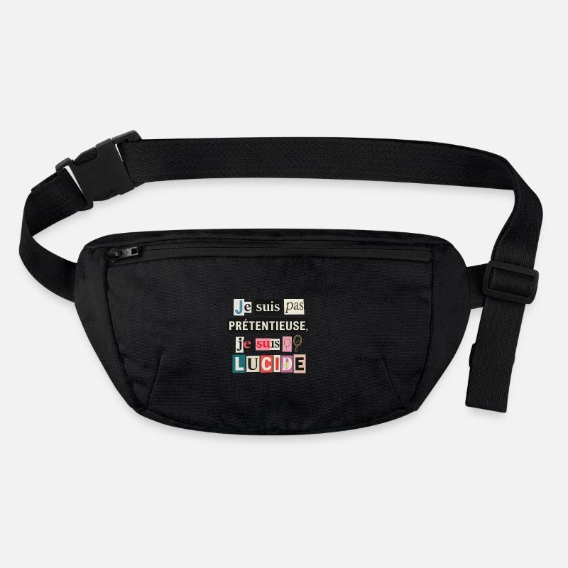 I'm not pretentious, I'm lucid Stanley/Stella recycled Hip Bag 