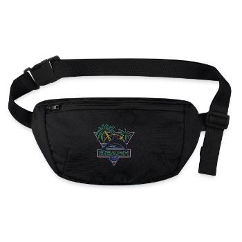 Beach Club - Stanley/Stella recycled Hip Bag  - black - Front