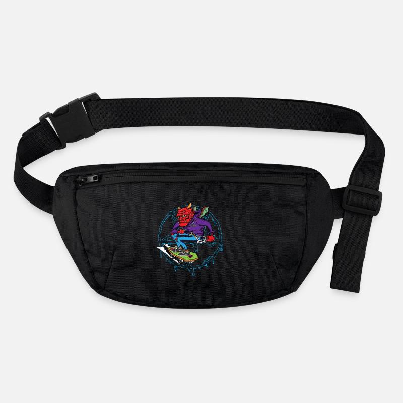 Skate or ... burn in Hell! Stanley/Stella recycled Hip Bag 