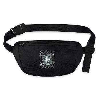 Escape the Game - pour les fans de salle de sortie (look washed) - Sac banane recyclé Stanley/Stella - noir - Devant