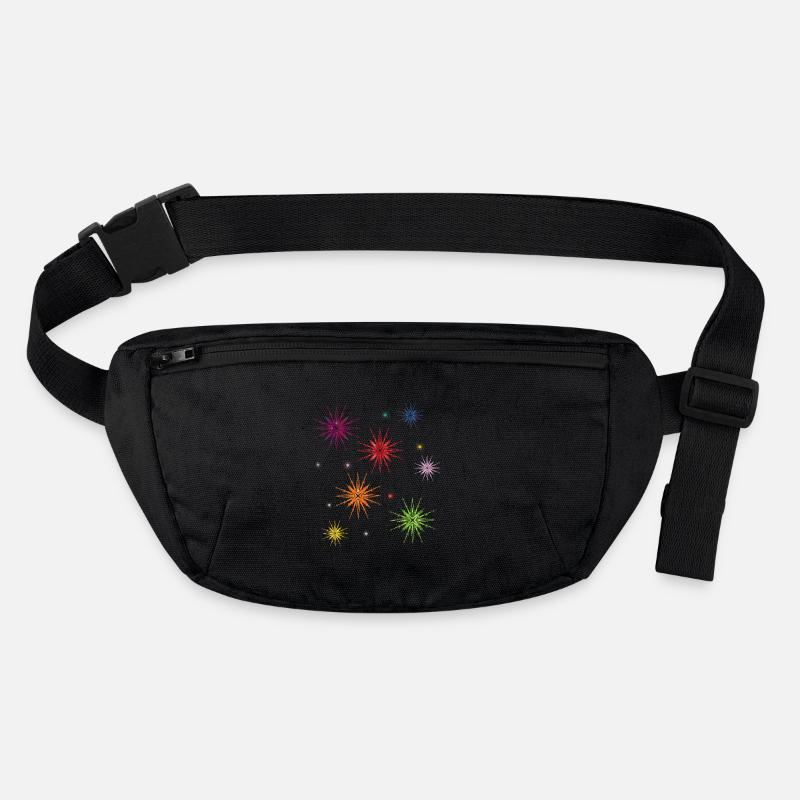 Des étoiles colorées dans le ciel étoilé Sac banane recyclé Stanley/Stella