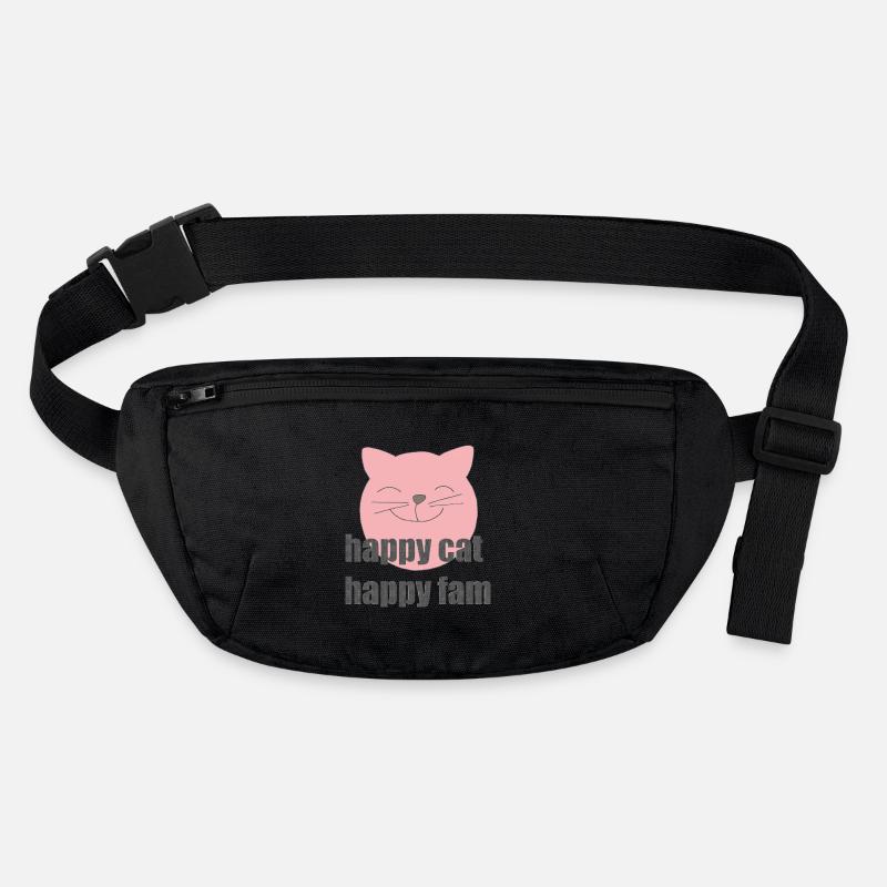 Chat heureux Sac banane recyclé Stanley/Stella