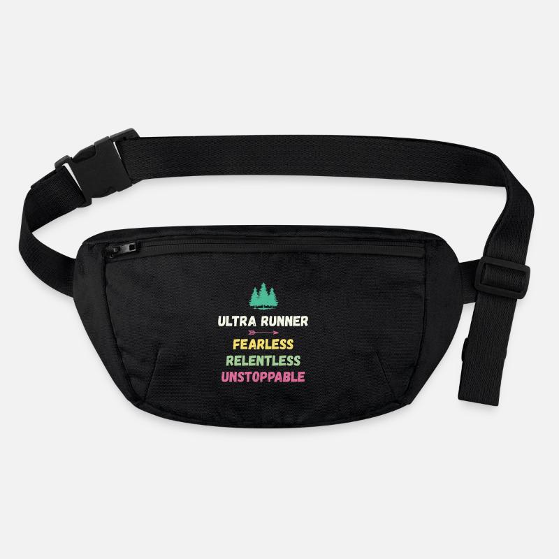 Ultra Runner - Intrépide. Implacable. Imparable. Sac banane recyclé Stanley/Stella