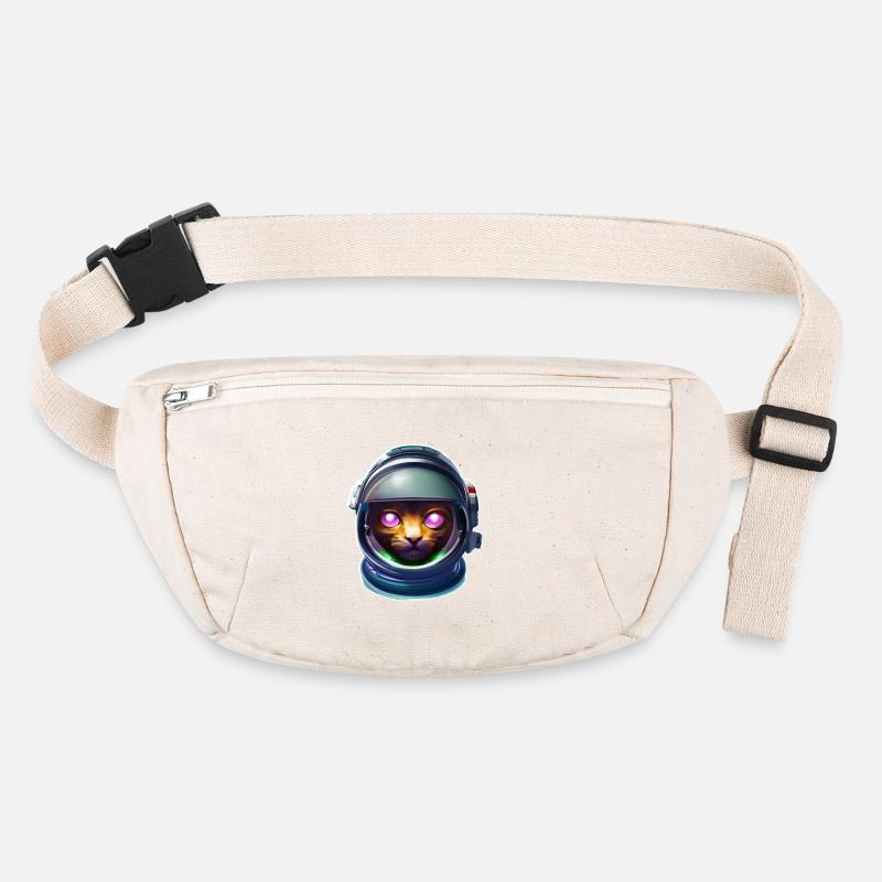 Astronaut Cat of the Future Stanley/Stella recycled Hip Bag 