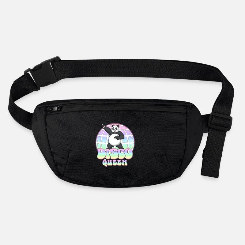 Discoqueen Panda Disco Ball Disco Queen Années 70 Sac banane recyclé Stanley/Stella