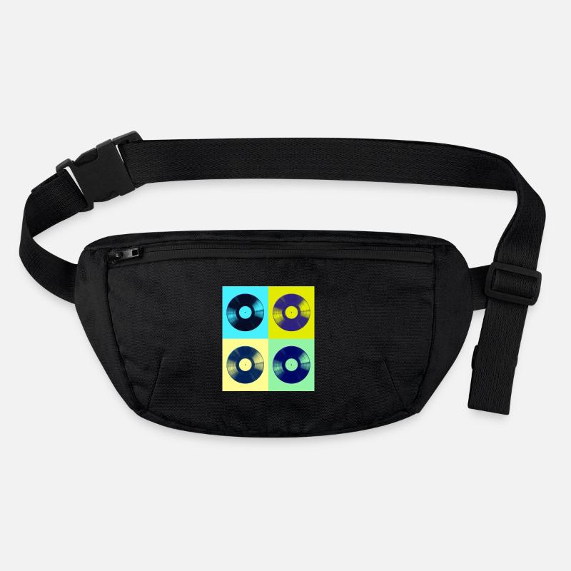 Pop-Art-Vinylalben Stanley/Stella recycelte Gürteltasche