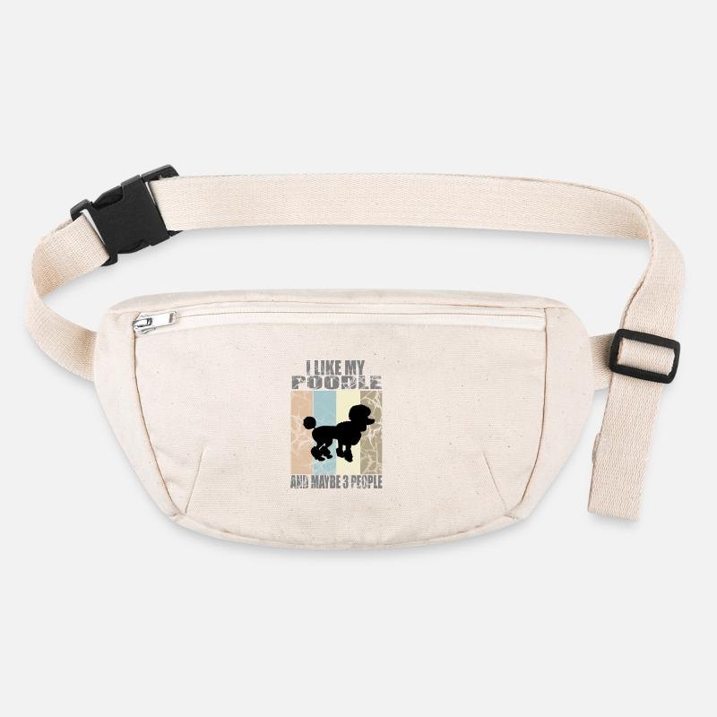 J’AIME MON CANICHE Sac banane recyclé Stanley/Stella