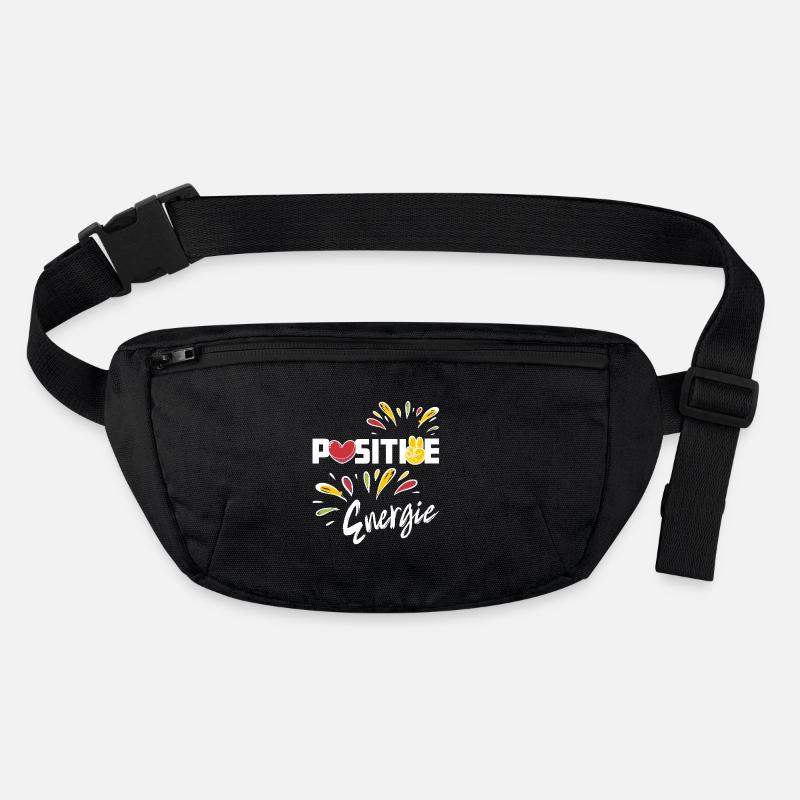 Positive Energie - Optimismus - Positivität Stanley/Stella recycelte Gürteltasche