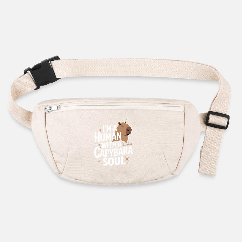 Capybara Wasserschwein Nagetier Tier Stanley/Stella recycelte Gürteltasche
