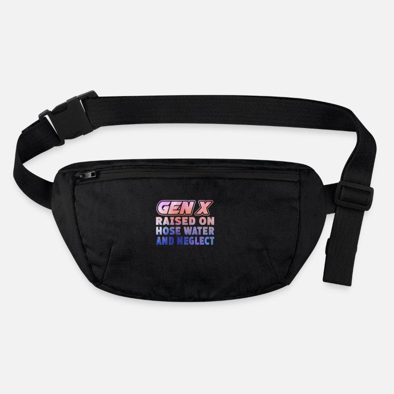 Gen X Raised On Hose Water And Neglect Stanley/Stella recycled Hip Bag 