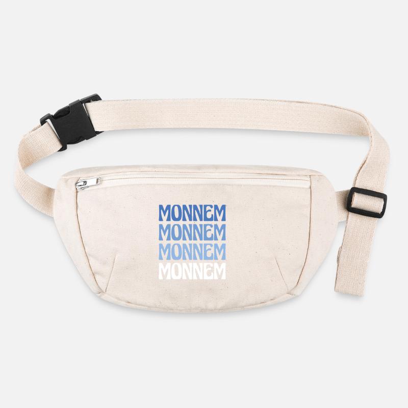 Monnem Mannheim Dialect Gift Sac banane recyclé Stanley/Stella