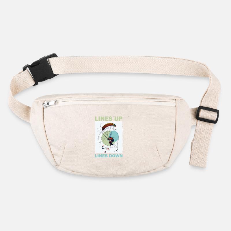 Adventurous skydive illustration Stanley/Stella recycled Hip Bag 