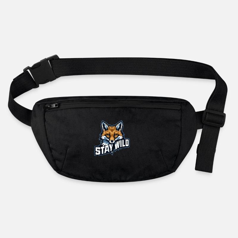 STAY WILD – Motif Nature & Aventure Sac banane recyclé Stanley/Stella