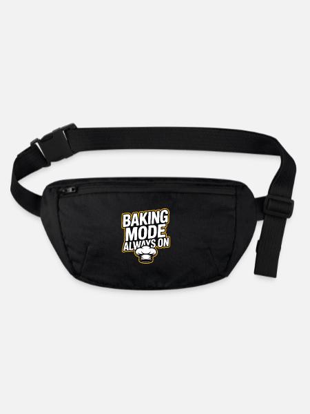 Mode de cuisson toujours activé - Sac banane recyclé Stanley/Stella - noir - Devant