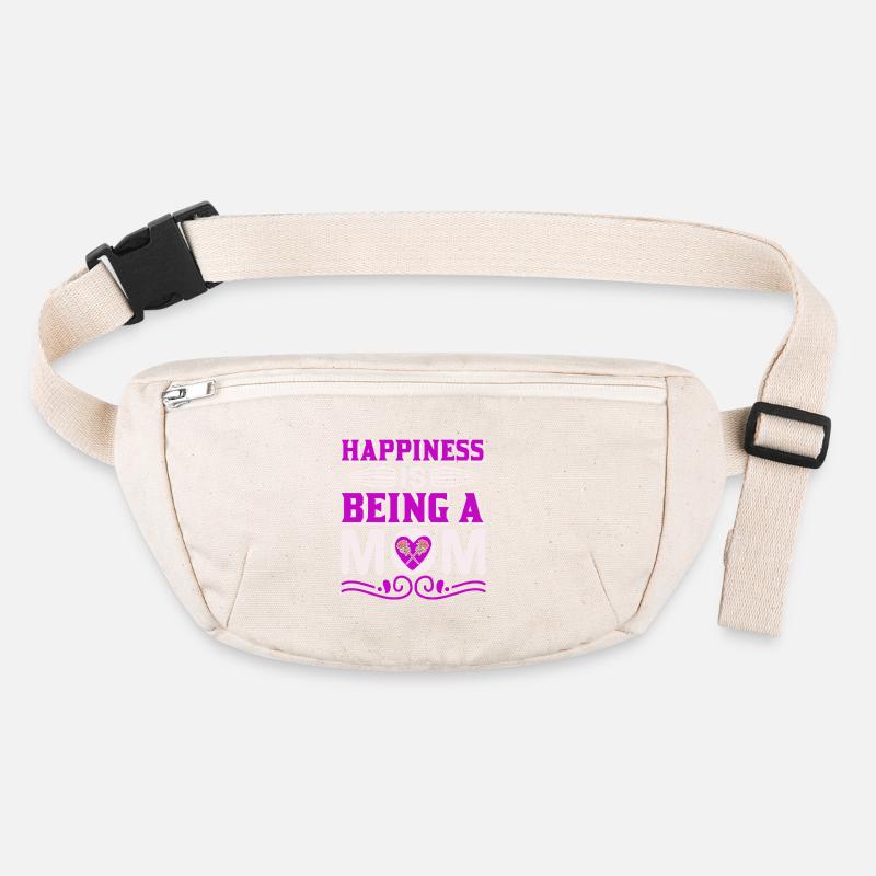 Le bonheur, c’est être une maman maternité Shirt Sac banane recyclé Stanley/Stella
