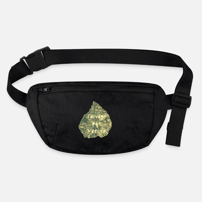 Wild by Nature - Stanley/Stella recycled Hip Bag - black
