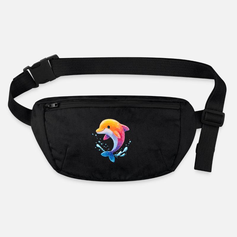 Spritz de dauphin coloré Sac banane recyclé Stanley/Stella