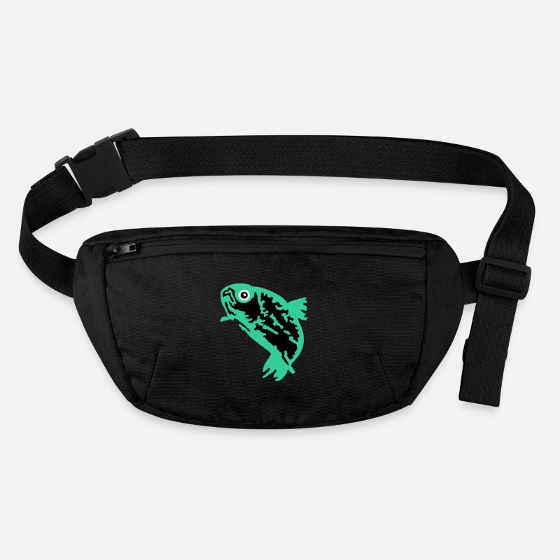 Forelle (Trout) 3-farbig Stanley/Stella recycled Hip Bag 