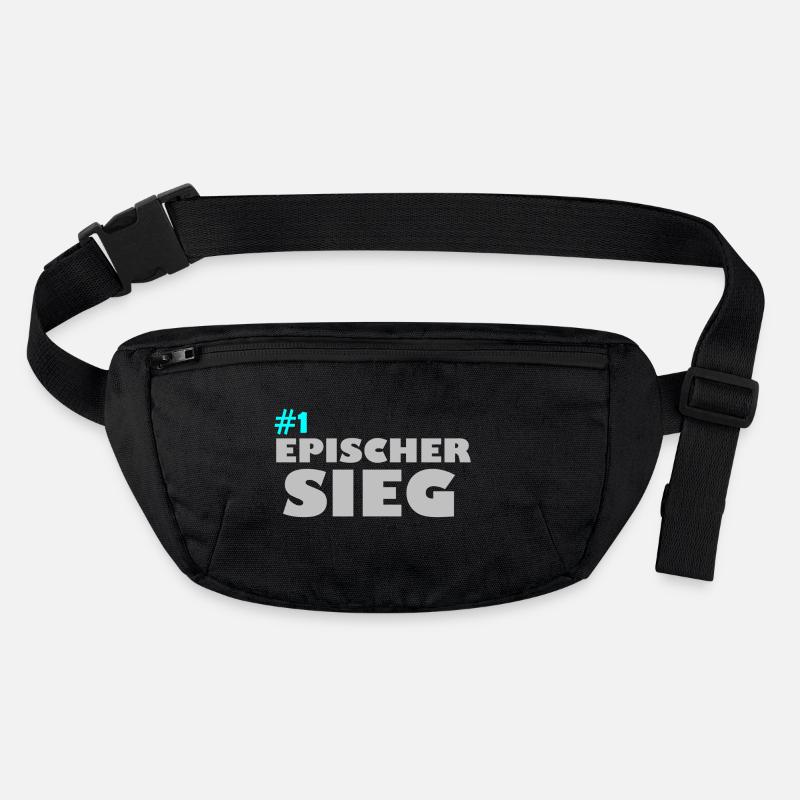 Epic victory - Stanley/Stella recycled Hip Bag - black