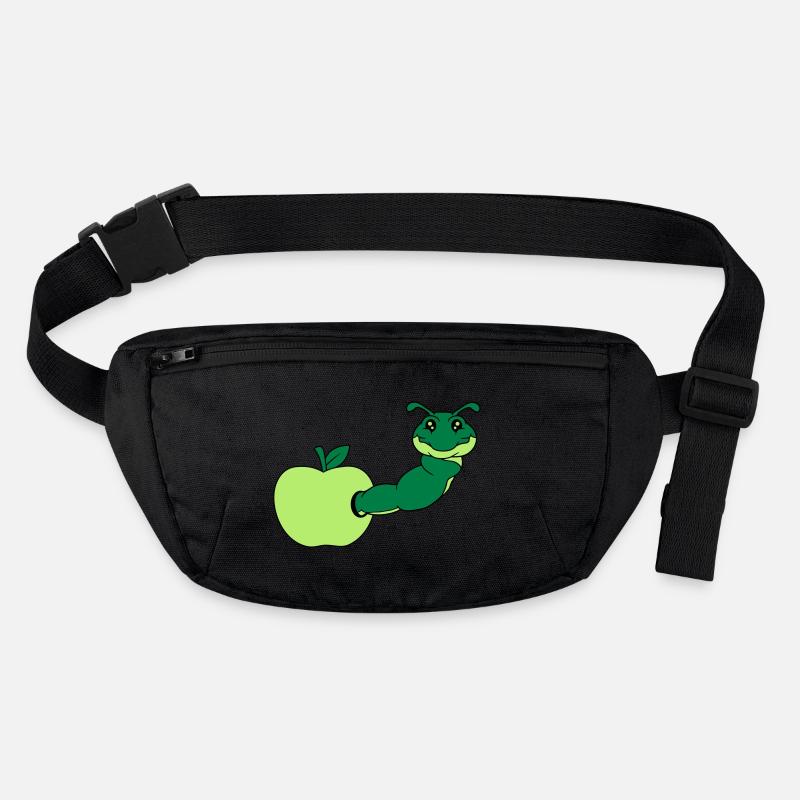 apfel essen loch lecker hunger schnecke kriechen r Stanley/Stella recycelte Gürteltasche