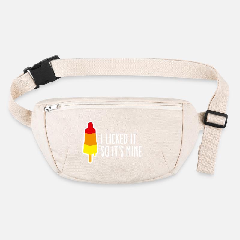 I licked it so it's mine lécher popsicle vilain Sac banane recyclé Stanley/Stella