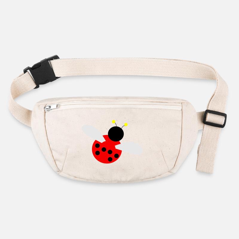 Coccinelle avec des points colorés et des ailes Sac banane recyclé Stanley/Stella