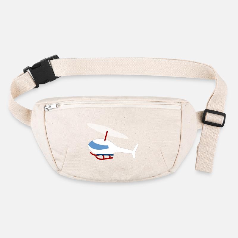 White Helicopter Stanley/Stella recycled Hip Bag 
