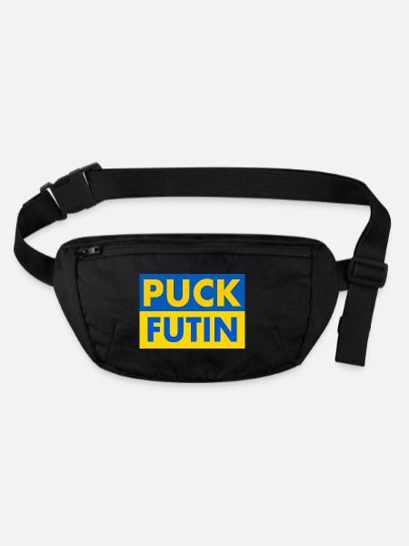 Puck futin - Stanley/Stella recycled Hip Bag  - black - Front