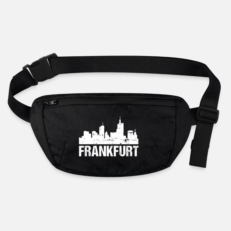 Frankfurt Vintage Skyline Stanley/Stella recycelte Gürteltasche