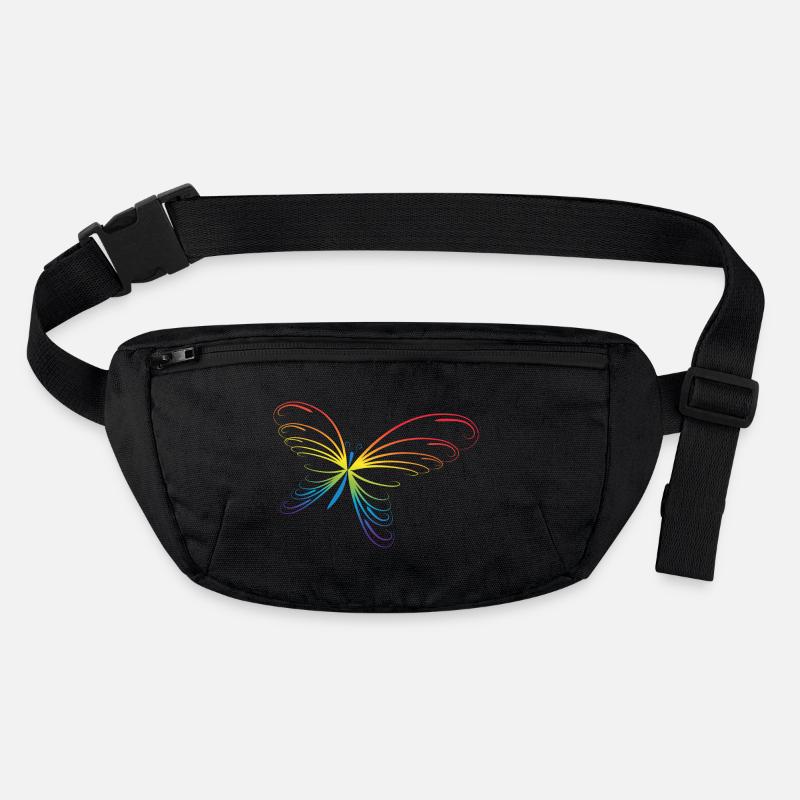 Regenbogen-Schmetterling Stanley/Stella recycelte Gürteltasche