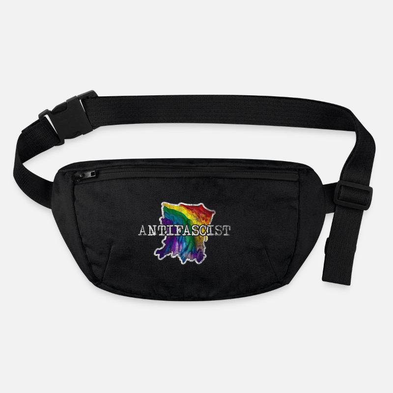 Arc-en-ciel d’Antifa Sac banane recyclé Stanley/Stella