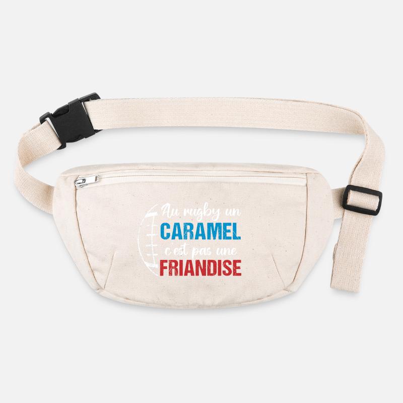 Au rugby un caramel c' est pas une friandise Sac banane recyclé Stanley/Stella