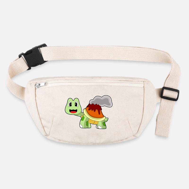 Turtle Volcano Stanley/Stella recycled Hip Bag 