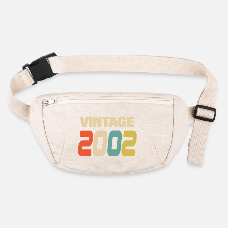 2002 Vintage Retro Classique 2002 Sac banane recyclé Stanley/Stella