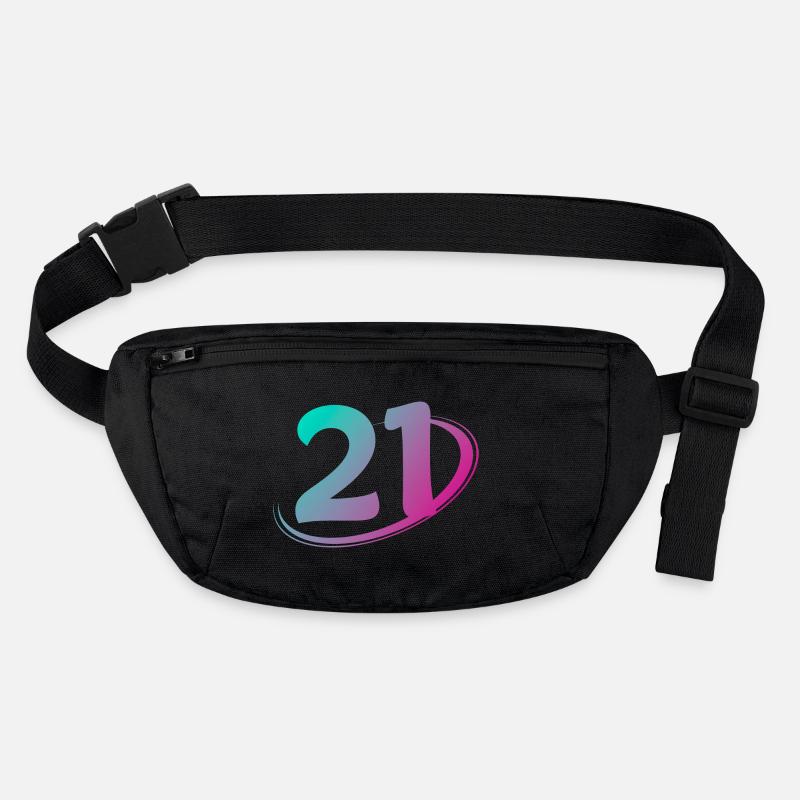 Numéro 21 multicolore Sac banane recyclé Stanley/Stella