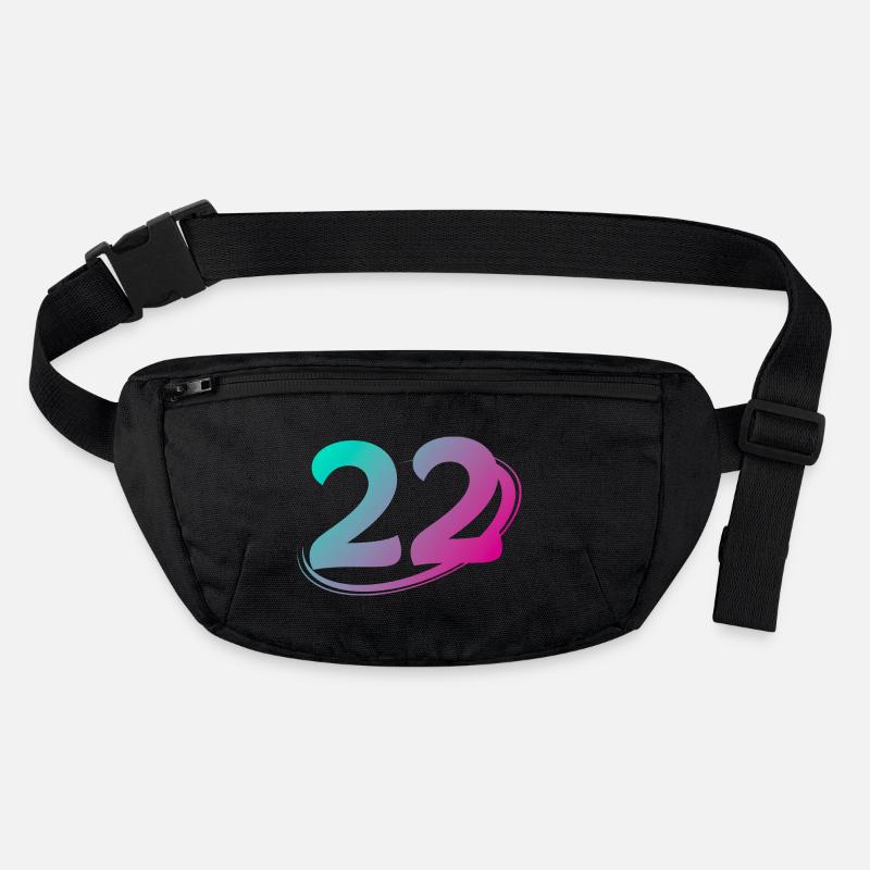Numéro 22 multicolore Sac banane recyclé Stanley/Stella