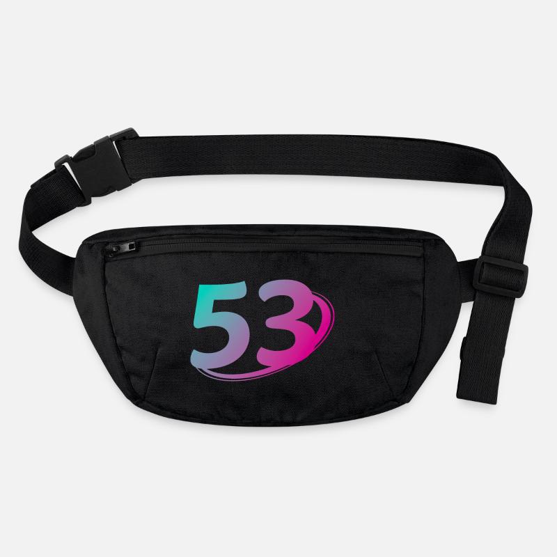 Number 53 multicolor Stanley/Stella recycled Hip Bag 