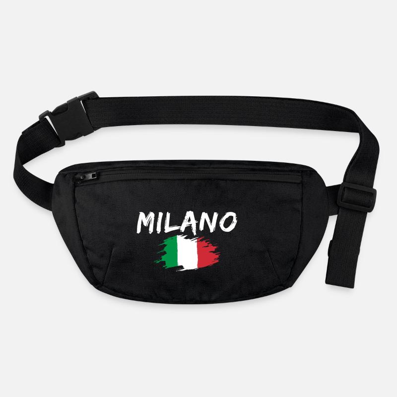 Milan, Italie, Drapeau, Milan Sac banane recyclé Stanley/Stella