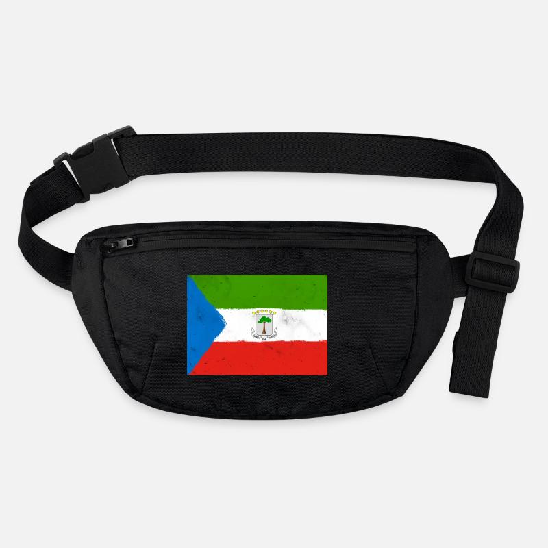 Drapeau de la Guinée équatoriale – Identité tropicale Sac banane recyclé Stanley/Stella