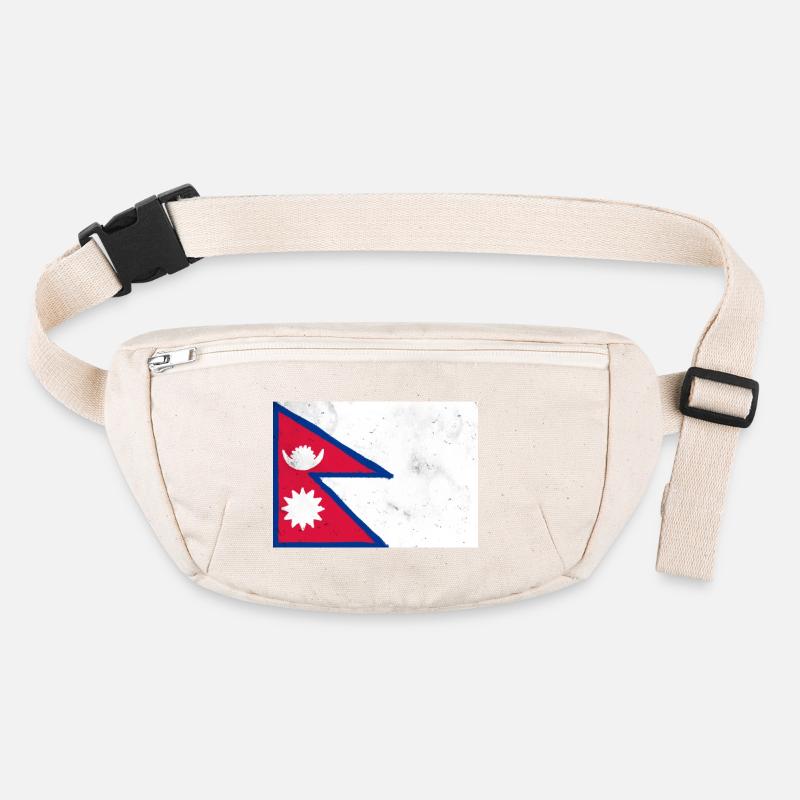 Flagge von Nepal Stanley/Stella recycelte Gürteltasche