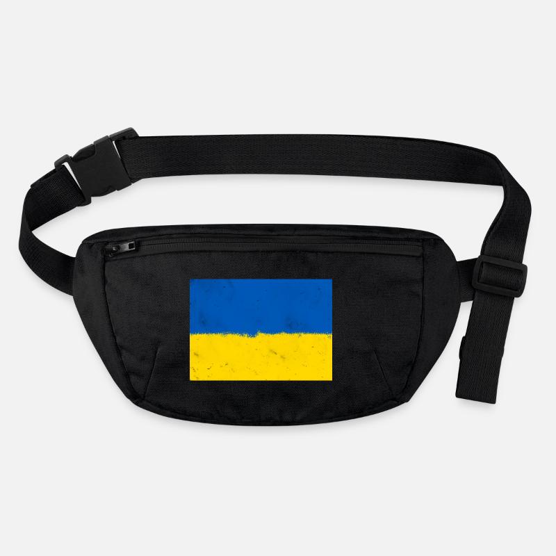 Flagge der Ukraine Stanley/Stella recycelte Gürteltasche