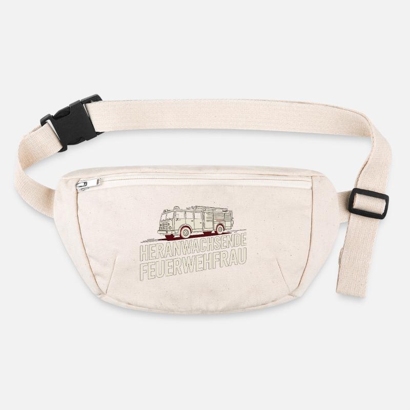 Heranwachsende Feuerwehrfrau – Geschenkidee Stanley/Stella recycelte Gürteltasche