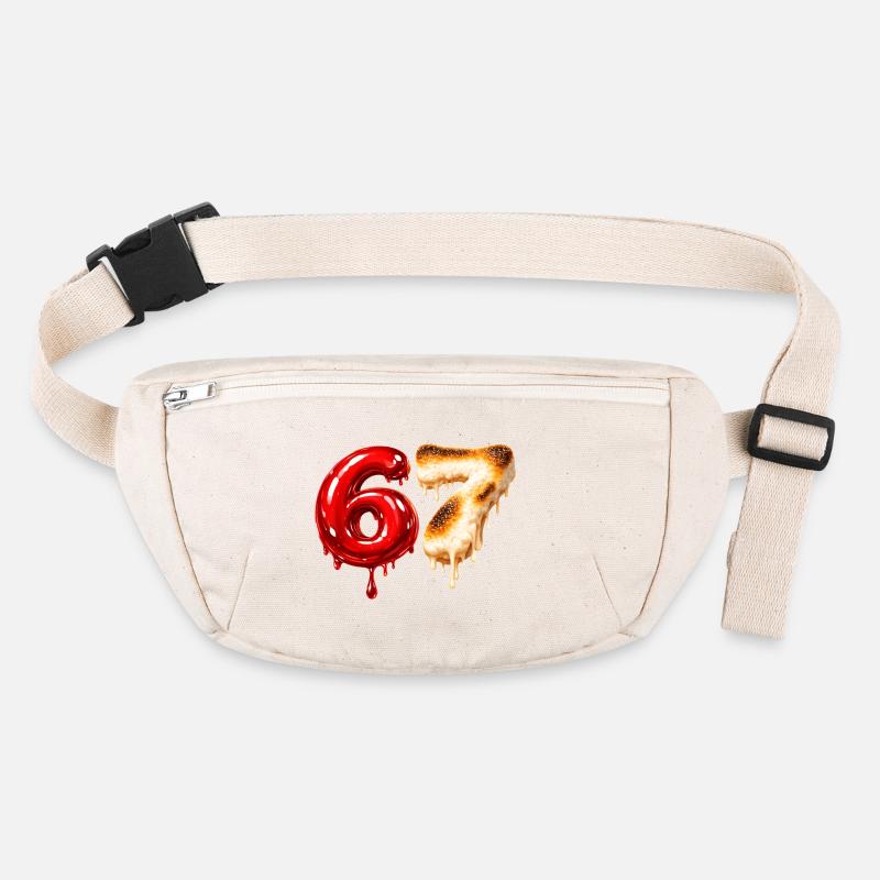 67 - 6 7 - Six Seven Meme  Stanley/Stella recycelte Gürteltasche