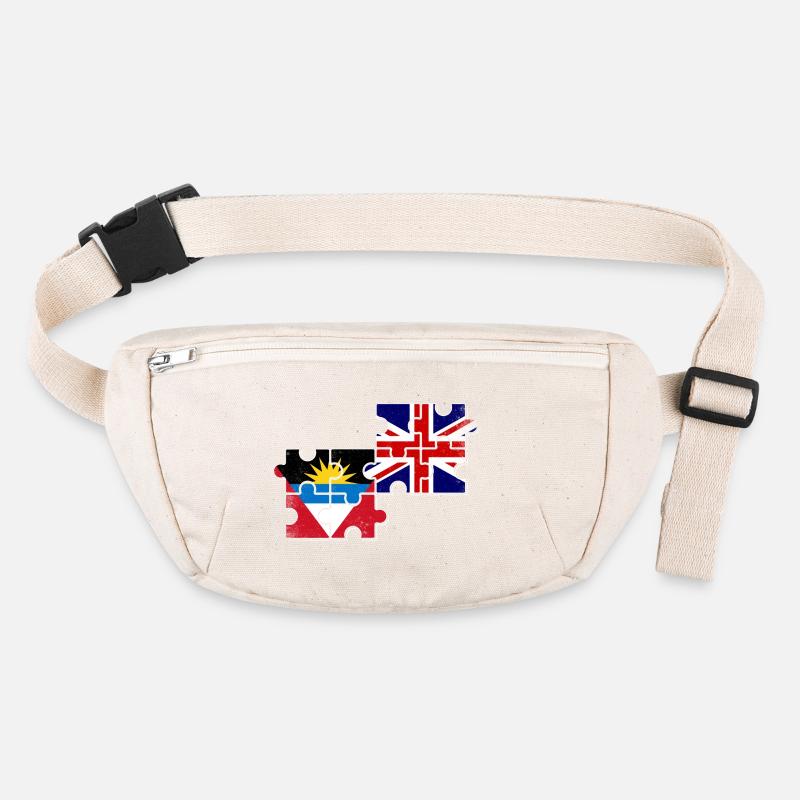 Antigua and Barbuda Great Britain Flag Stanley/Stella recycled Hip Bag 